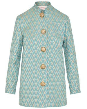 Valentino Long-Sleeved Casual Jacket - Blue