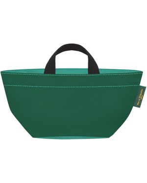 Herve Chapelier Logo Tote Bag - Green