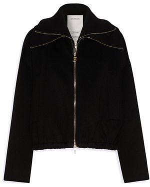 Sportmax Zip-Fastening Sweatshirt - Black