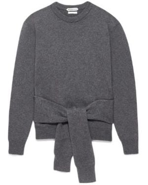 JW Anderson Sleeve-Tie Waisted Sweater - Gray
