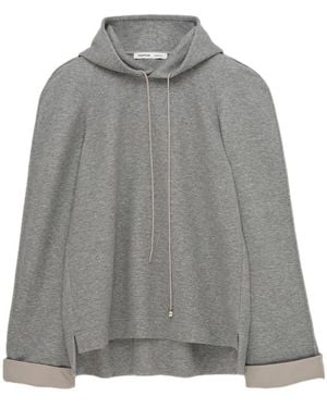 Carven Raglan-Sleeve Hoodie - Gray