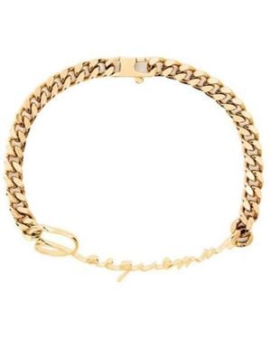 Jacquemus Logo Chain-Link Bracelet - Metallic