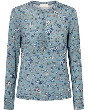 Ulla Johnson Floral Print Top - Blue