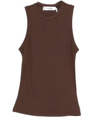 AYA MUSE Knitted Vest - Brown