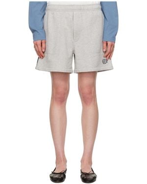 Bode Crew Elastic Waist Sports Shorts - Blue