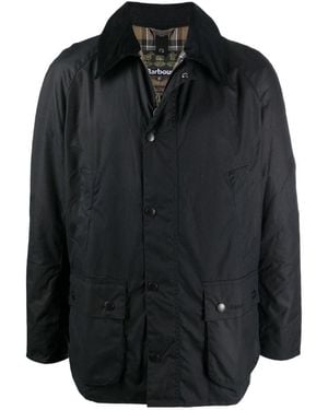 Barbour Ashby Waxed Jacket - Black