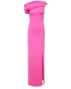 Safiyaa Dara Crepe Gown - Pink