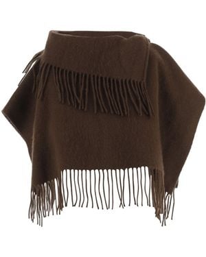 By Malene Birger Turtla Fringed Scarf - Brown