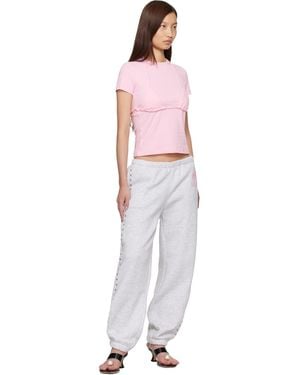 Sandy Liang Effie T-Shirt - Pink