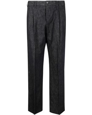 Pt Pantaloni Pt Torino Tailored Pence Trousers - Black