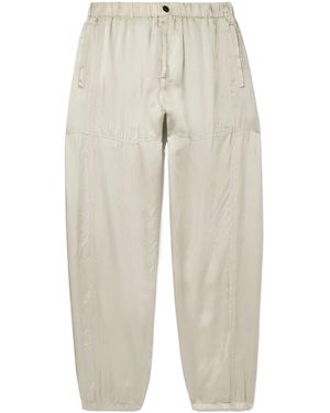 Dries Van Noten Parachute Wide-Leg Trousers - White