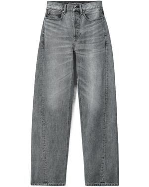 Alexander Wang Shadow Pocket Mid-Rise Relaxed Jean - Gray
