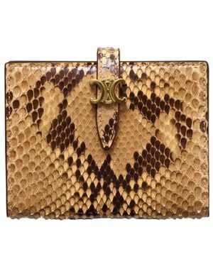 Celine Bi-Fold Card Holder - Metallic