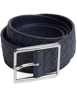 Bottega Veneta Intrecciato Piccolo Belt - Blue