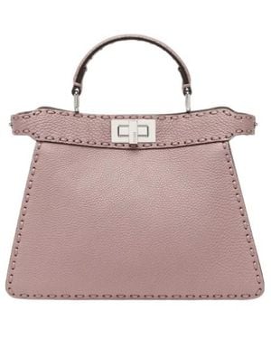 Fendi Peekaboo Iseeu Small Tote Bag - Pink