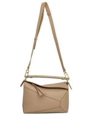 Loewe Puzzle Small Tote Bag - White