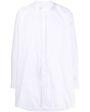Raf Simons Emblem Detail Shirt Top - White