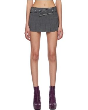 16Arlington Pleated Mini Skirt - Blue