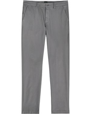 BOSS Cotton Slim-Fit Pants - Gray