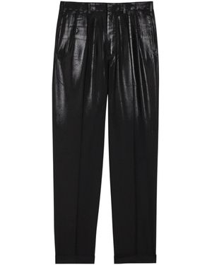 Maison Margiela Simple Wool Pants - Black