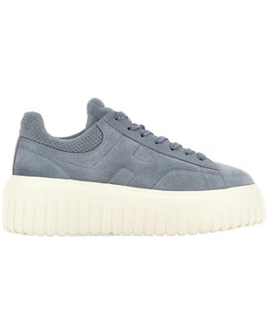Hogan Platform Low-Top Trainers - Blue