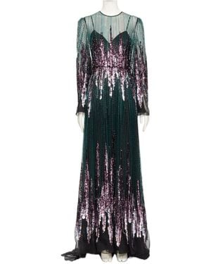 Valentino Long-Sleeved Dress - Black