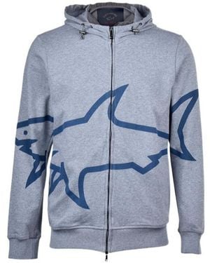 Paul & Shark Logo Hat Casual Jacket - Blue