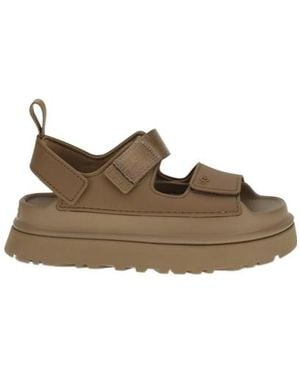 UGG Round-Toe Sandals - Brown