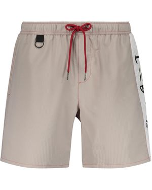 Iceberg Logo Panel Swim Shorts - Grey