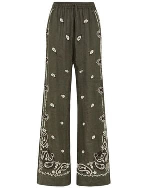 P.A.R.O.S.H. Embroidery Pants - Green