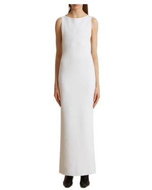 KHAITE The Evelyn Maxi Dress - White