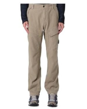 C.P. Company Moleskin Stretched Cargo Trousers - Grey