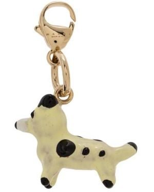 Marni Dog Shaped Pendant - Metallic