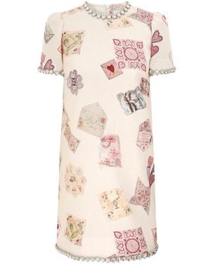 Zimmermann Hypnotic Jeweled Shift Dress - Pink