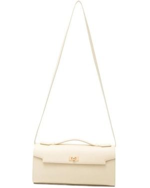 Anya Hindmarch Flap Shoulder Bag - White