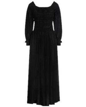 Max Mara Long-Sleeved Evening Dress - Black