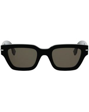 Fendi Eyewear	Square Frame Sunglasses - Black