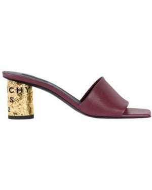Givenchy Tape Heeled Mules - Purple