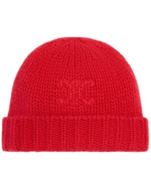 Celine Triomphe Beanie - Red