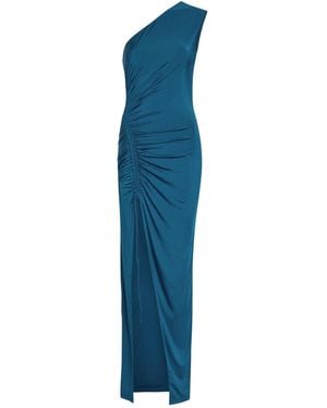 Balmain Slim-Fit Stretch Dress - Blue
