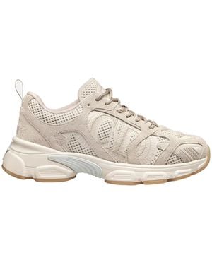 Dior Christian Chrono Lace-Up Trainers - Natural