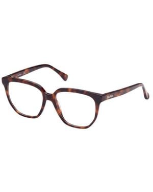 Max Mara Square Frame Glasses - White