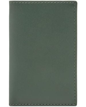 Comme des Garçons Classic Group Stitched Cardholder - Green