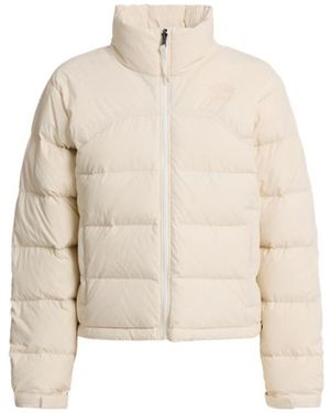 The North Face Short Puffer Jacket With High Collar - Natural