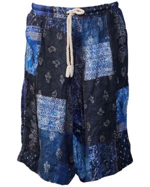 R13 Drawstring Shorts - Blue