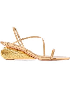 Jonathan Simkhai Bridget Wedge Sandals - Metallic