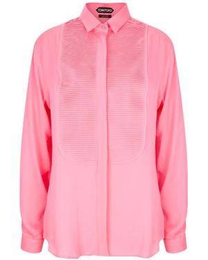 Tom Ford Long Sleeve Shirt - Pink