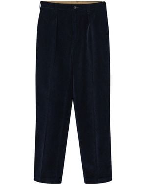 Drake's Waistband Casual Trousers - Blue
