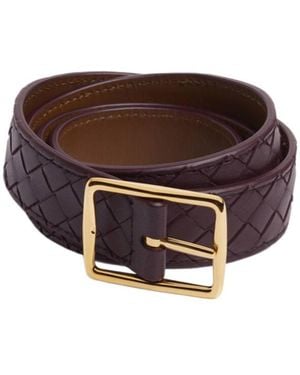 Bottega Veneta Reverso Belt - Brown