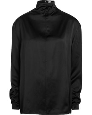 TOTEME Satin Top - Black